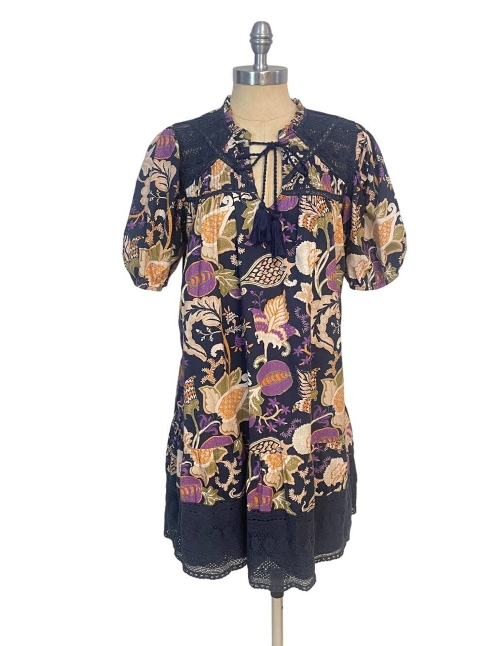 Anthropologie Letmebe Fiore Lace Tunic Dress Small Let me Be